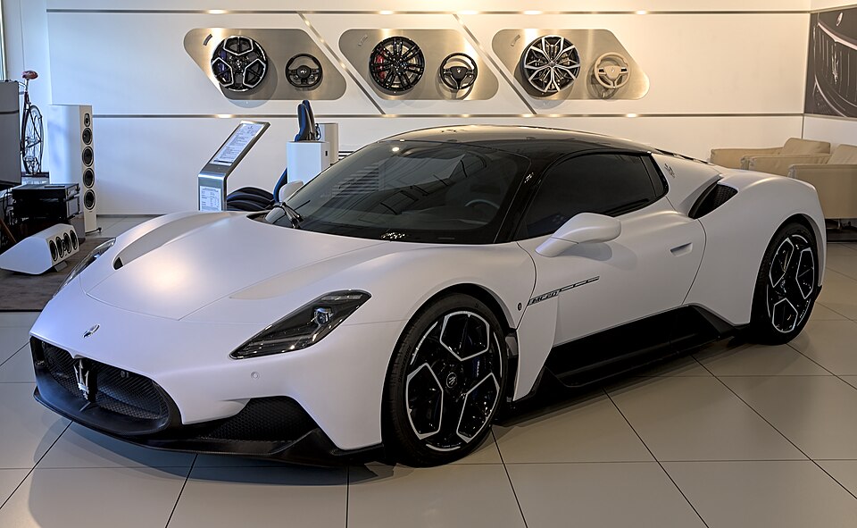 Foto de referencia de un Maserati MC20